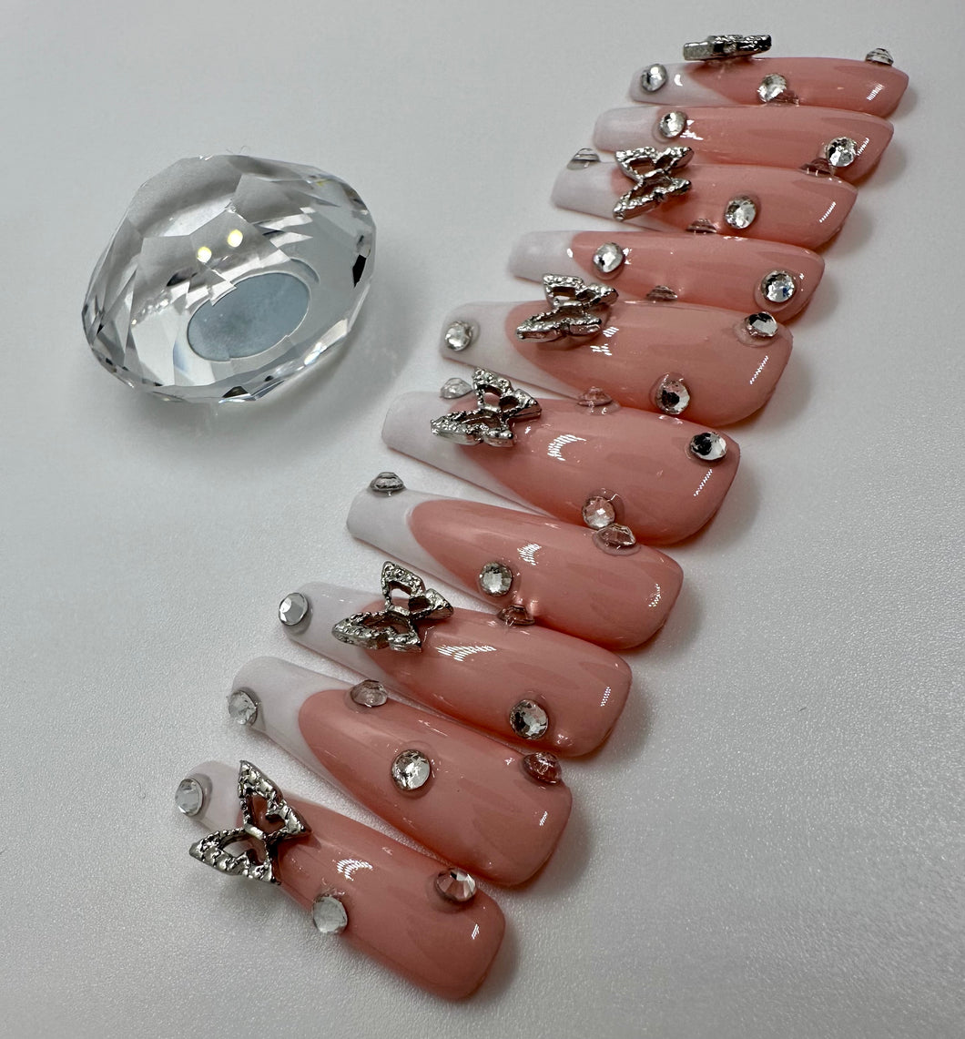 Bling Butterfly Nail Set