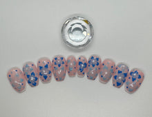 Load image into Gallery viewer, Blue Ivory Nail Set
