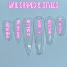 Load image into Gallery viewer, Lilac French Tip Nails
