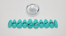 Load image into Gallery viewer, Blue Nike Nail Set
