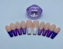 Load image into Gallery viewer, Shades Of Purple French Tips
