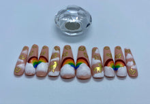 Load image into Gallery viewer, Unicorn Rainbow Nail Set
