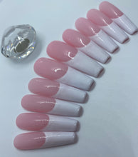 Load image into Gallery viewer, Pink French Tip Nail Set
