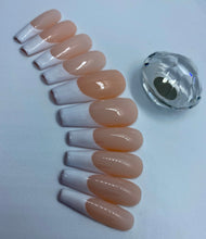 Load image into Gallery viewer, Nude French Tip Nail Set
