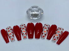 Charger l&#39;image dans la galerie, Red Butterfly Nail Set
