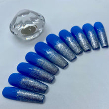 Load image into Gallery viewer, Blue Pixy Dust Nail Set
