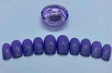 Load image into Gallery viewer, Purple Pixy Dust Nail Set
