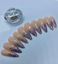 Load image into Gallery viewer, Glitter Tips Nail Set

