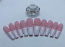 Load image into Gallery viewer, Pink French Tip Nail Set
